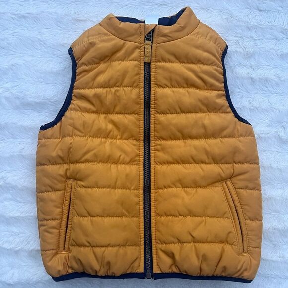 Carters Yellow Boy’s Kids Sleeveless Vest size 5 - Picture 1 of 4